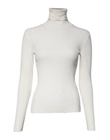 Dolce & Gabbana Pull Crème à Manches Longues Col Roulé Slim