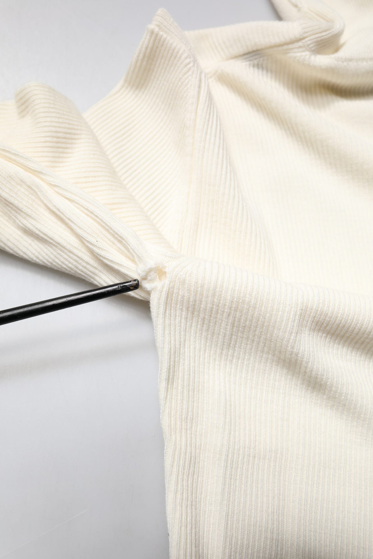 Dolce & Gabbana Pull Crème à Manches Longues Col Roulé Slim