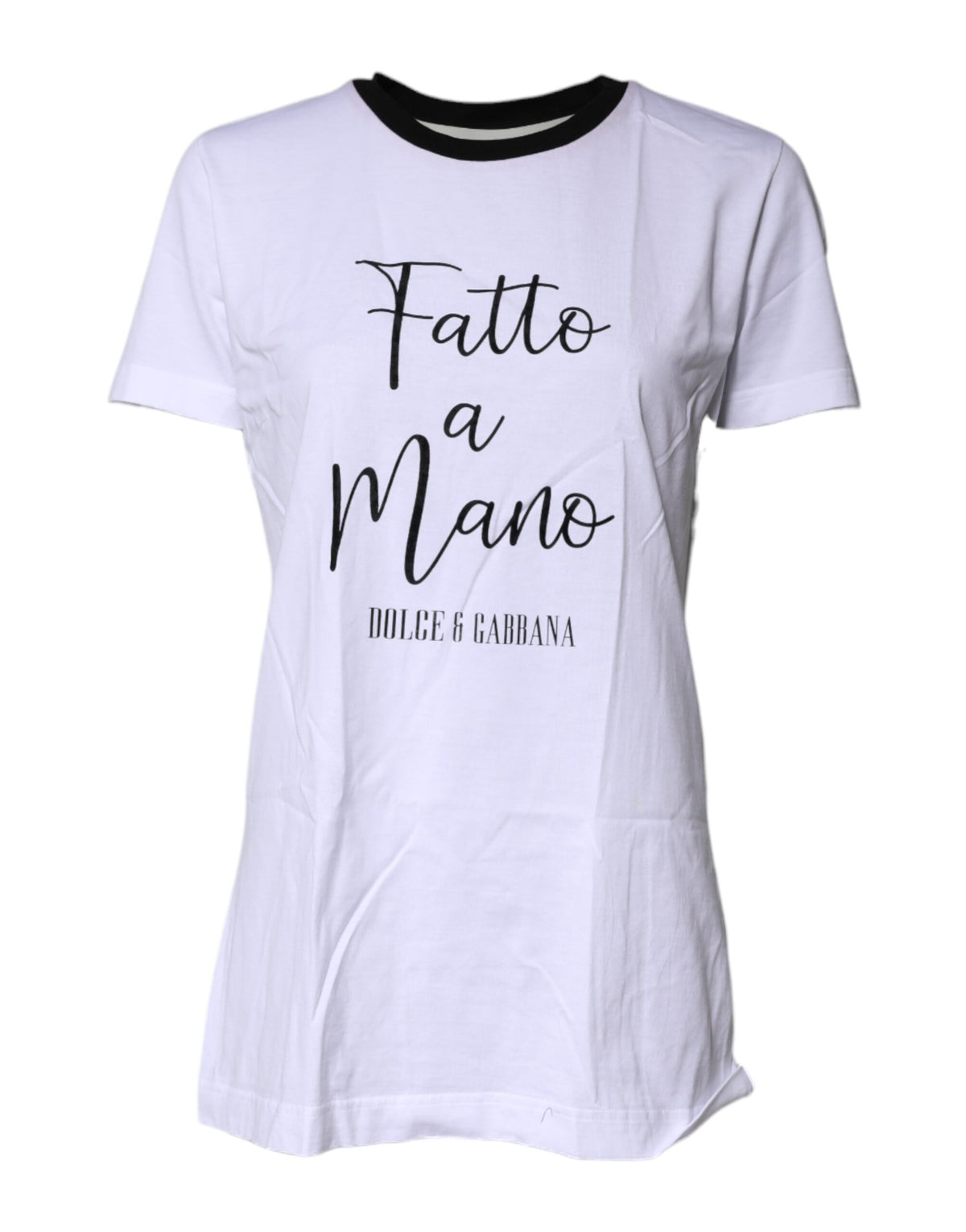 Dolce & Gabbana T-shirt en coton blanc à imprimé