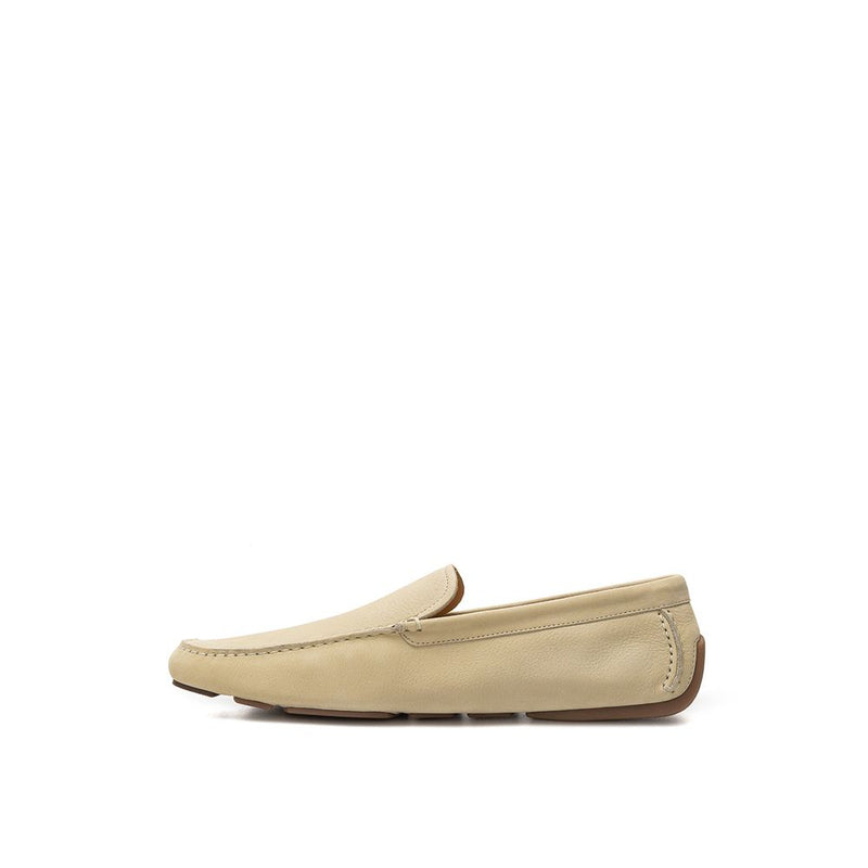 Mocassins en cuir beige Bally - Élégance et confort intemporel