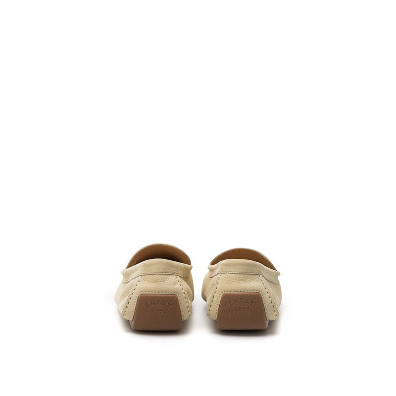 Mocassins en cuir beige Bally - Élégance et confort intemporel