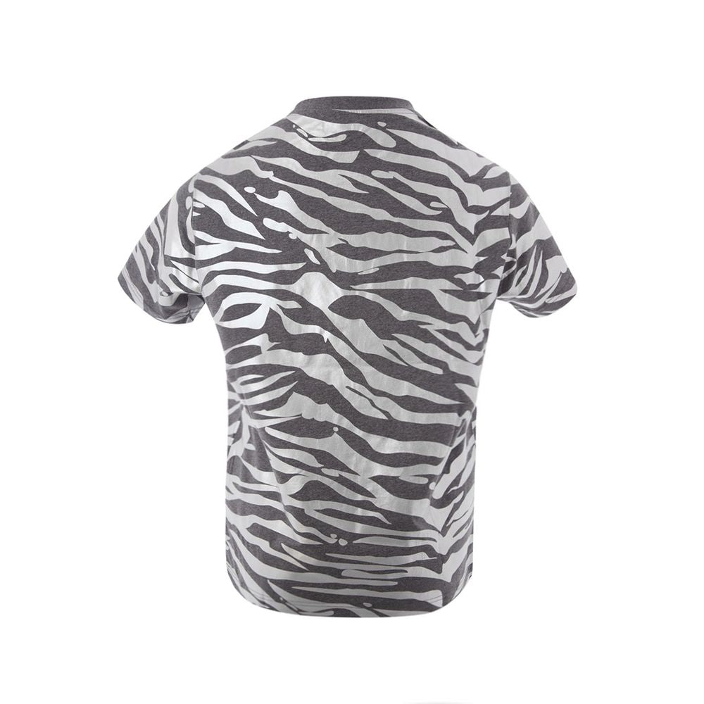 T-shirt Kenzo Multicolor en Coton avec Imprimé Animal Métallisé