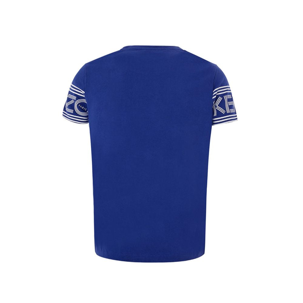 T-shirt en coton bleu Kenzo - Élégance et confort au quotidien