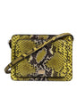 Dolce & Gabbana Green Exotic Leather DG Plaque Crossbody Clutch Bag