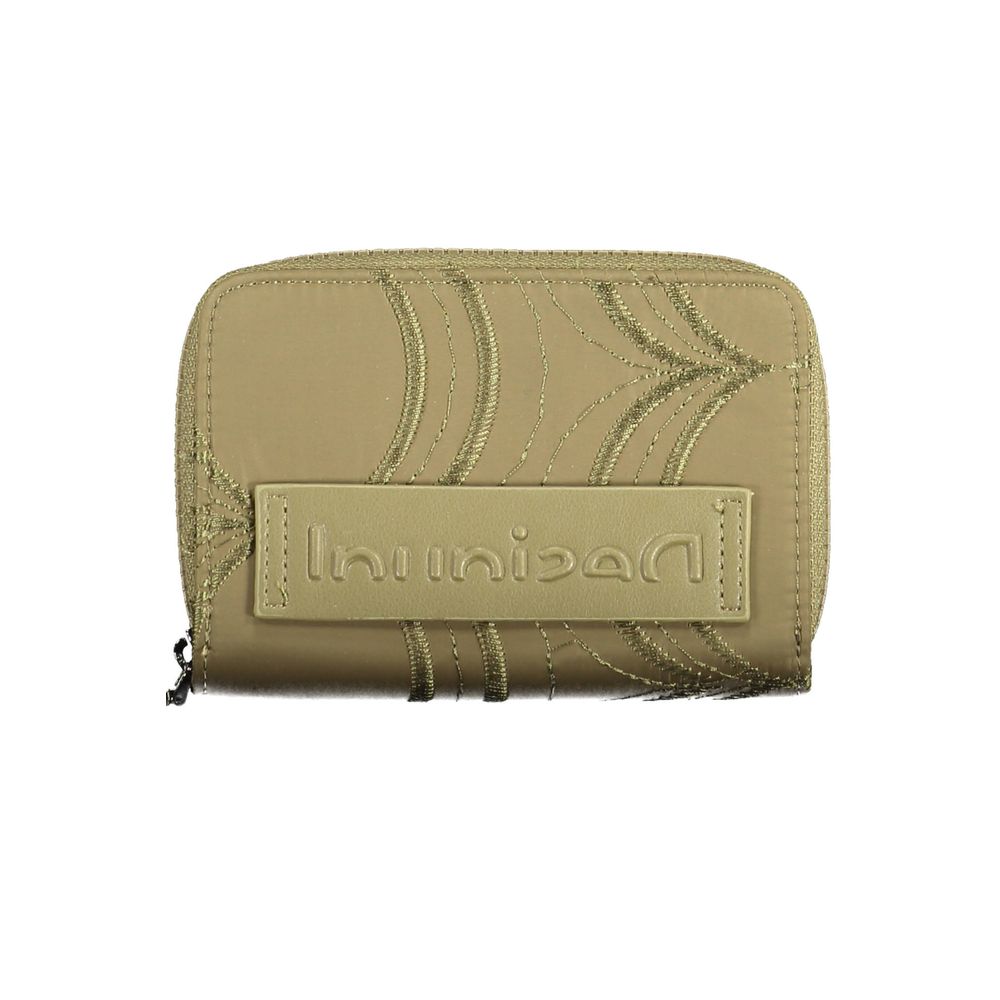 Desigual Green Polyester Women Wallet - Stylish and Functional