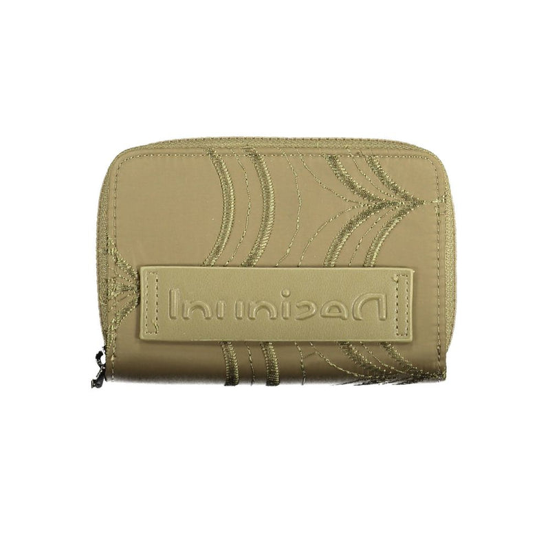 Desigual Green Polyester Women Wallet - Stylish and Functional