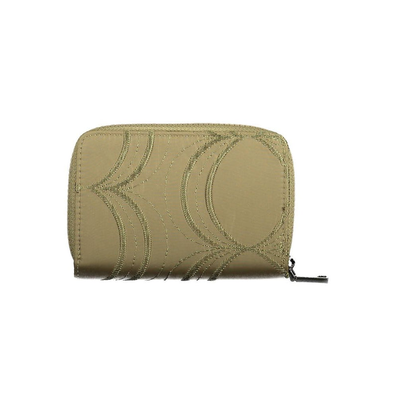 Desigual Green Polyester Women Wallet - Stylish and Functional