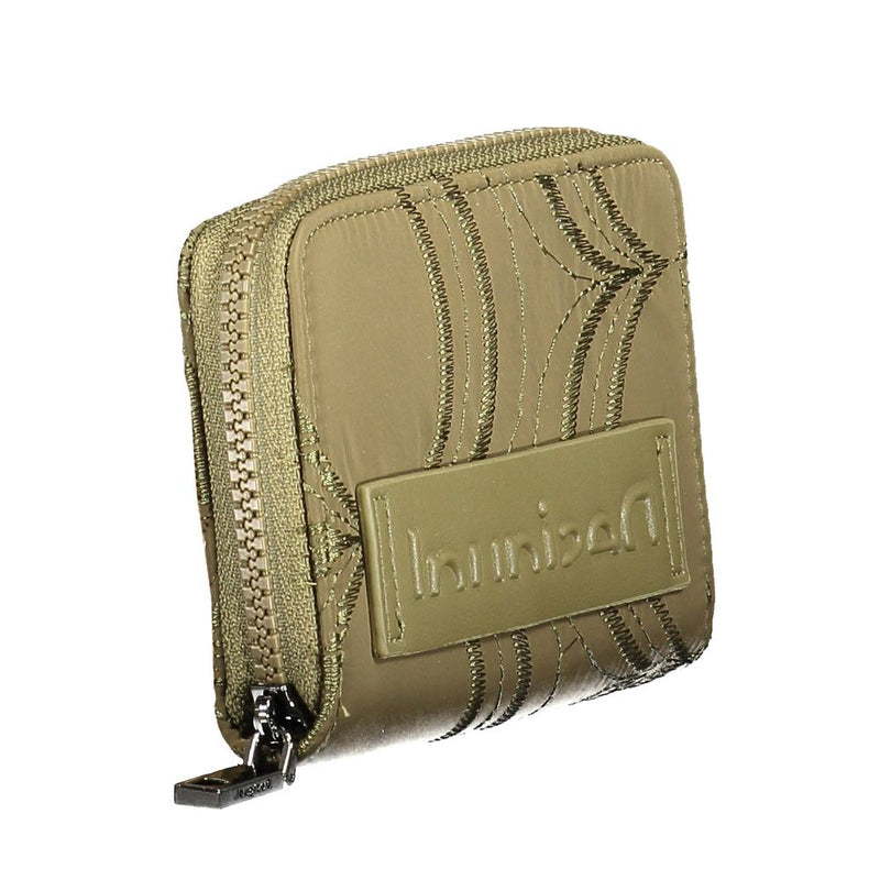 Desigual Green Polyester Women Wallet - Stylish and Functional