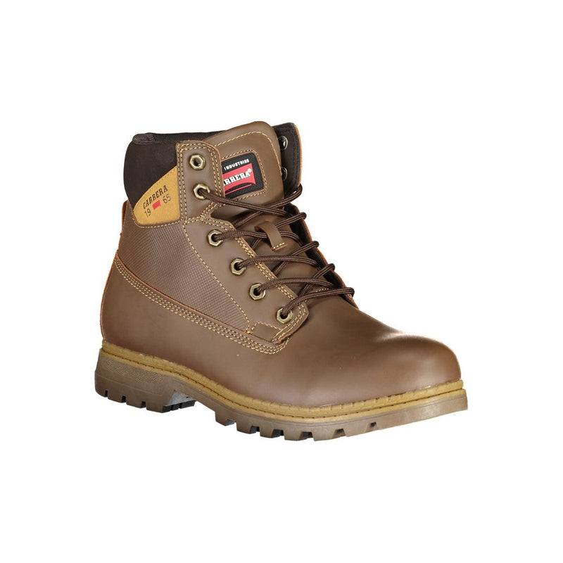 Carrera Brown Polyester Men Boot - Élégance et Durabilité