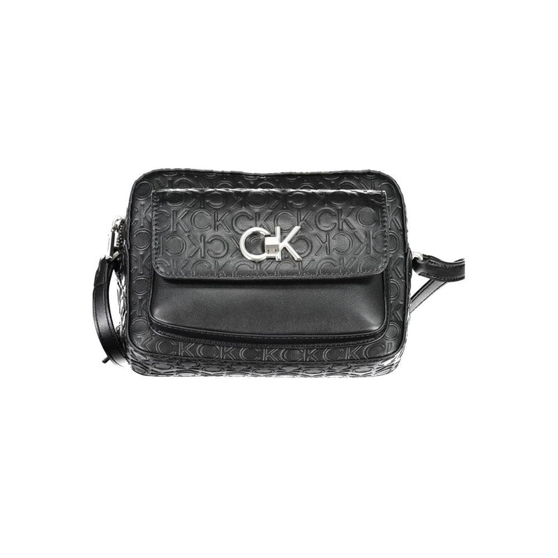 Calvin Klein Black Polyester Handbag - Éco-Responsable et Élégant