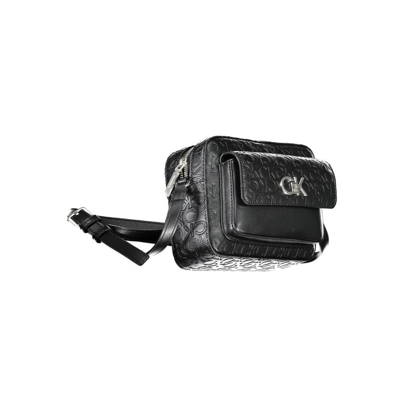 Calvin Klein Black Polyester Handbag - Éco-Responsable et Élégant
