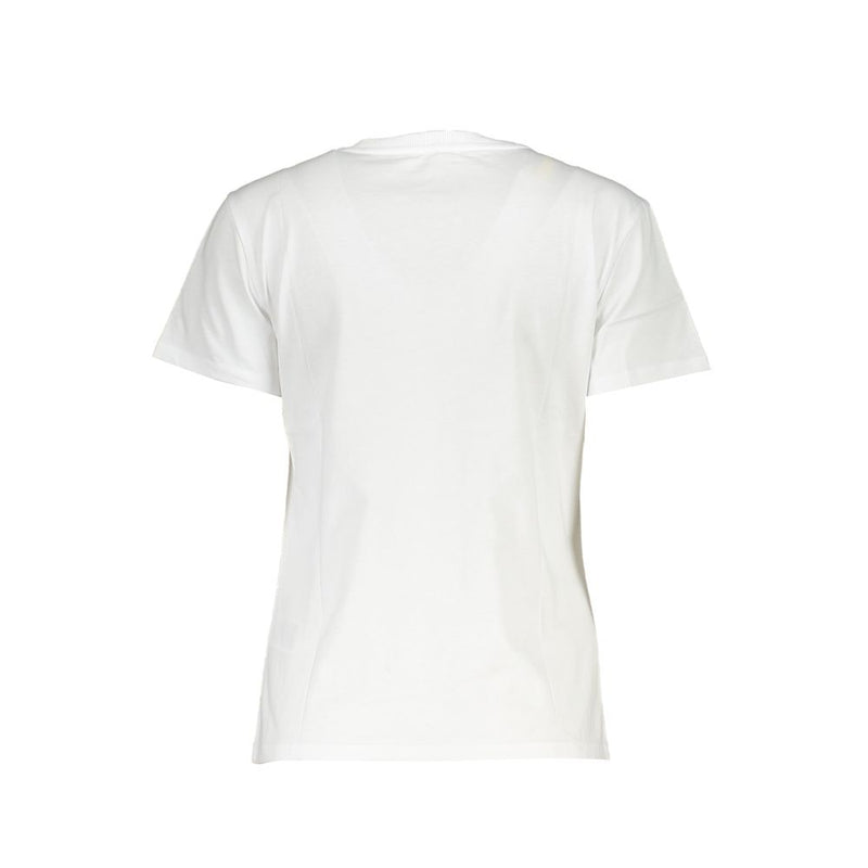 Patrizia Pepe T-Shirt Femme Blanc en Coton - Élégant et Confortable