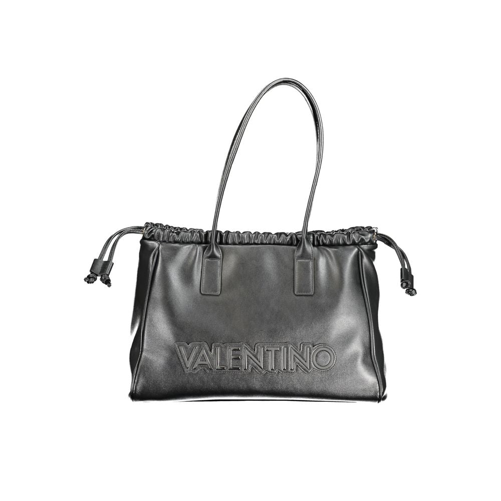 Mario Valentino Black Polyethylene Handbag - Chic & Functional