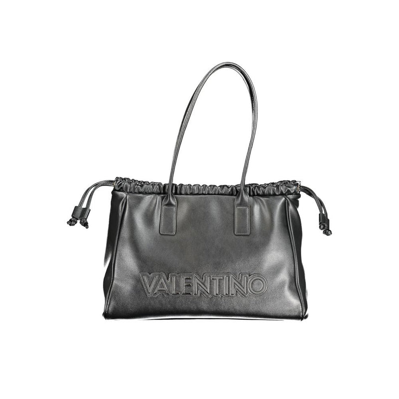 Mario Valentino Black Polyethylene Handbag - Chic & Functional