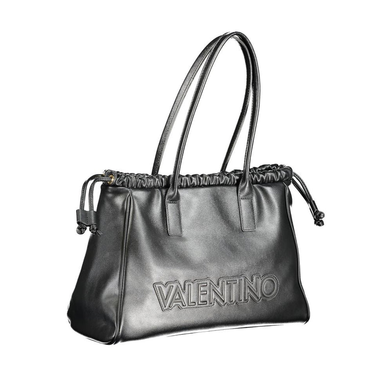 Mario Valentino Black Polyethylene Handbag - Chic & Functional