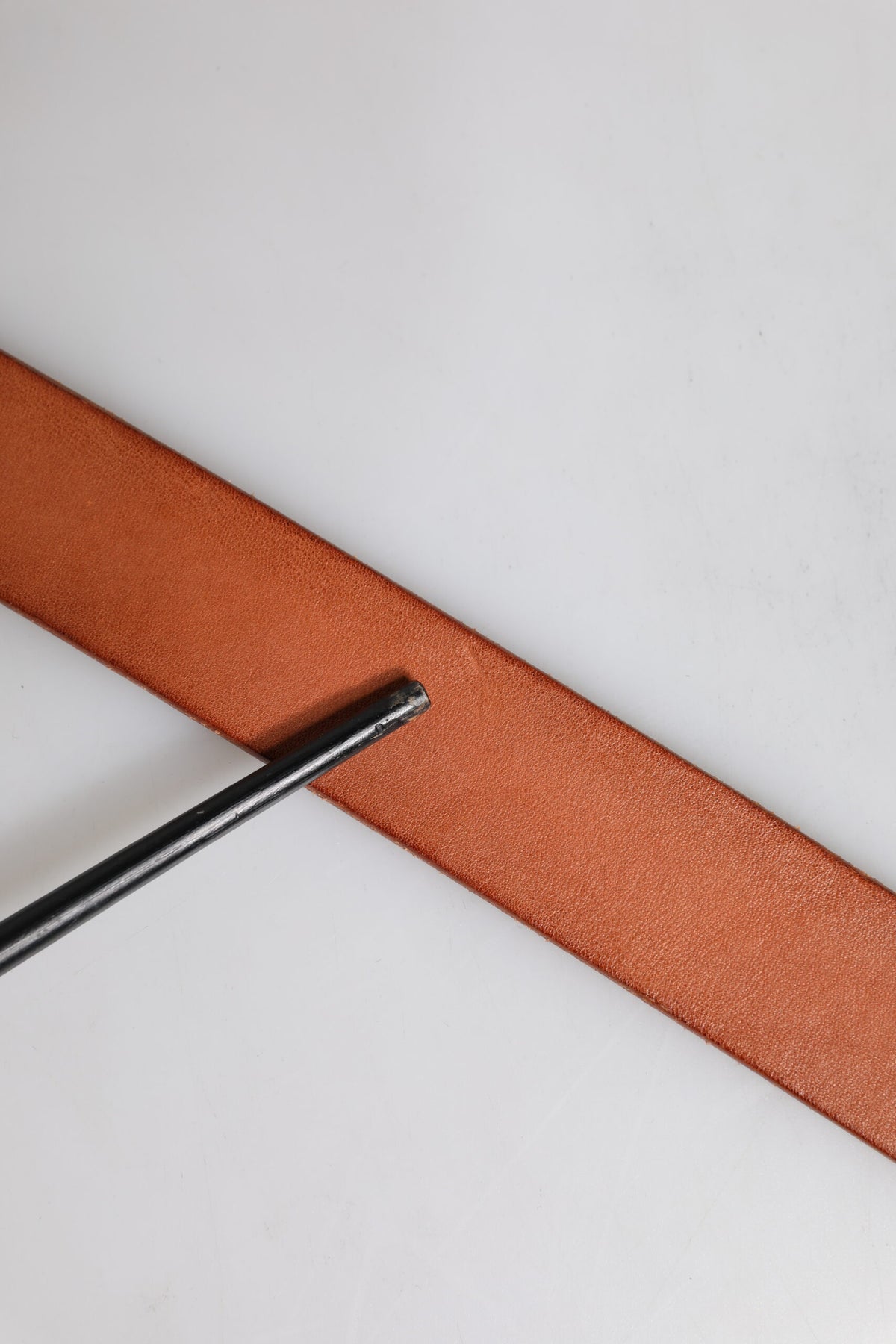 Ceinture Dolce &amp; Gabbana en cuir marron avec boucle baroque en métal doré