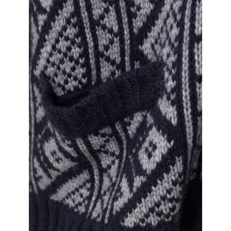 Gilet en cachemire bicolore de Cruciani