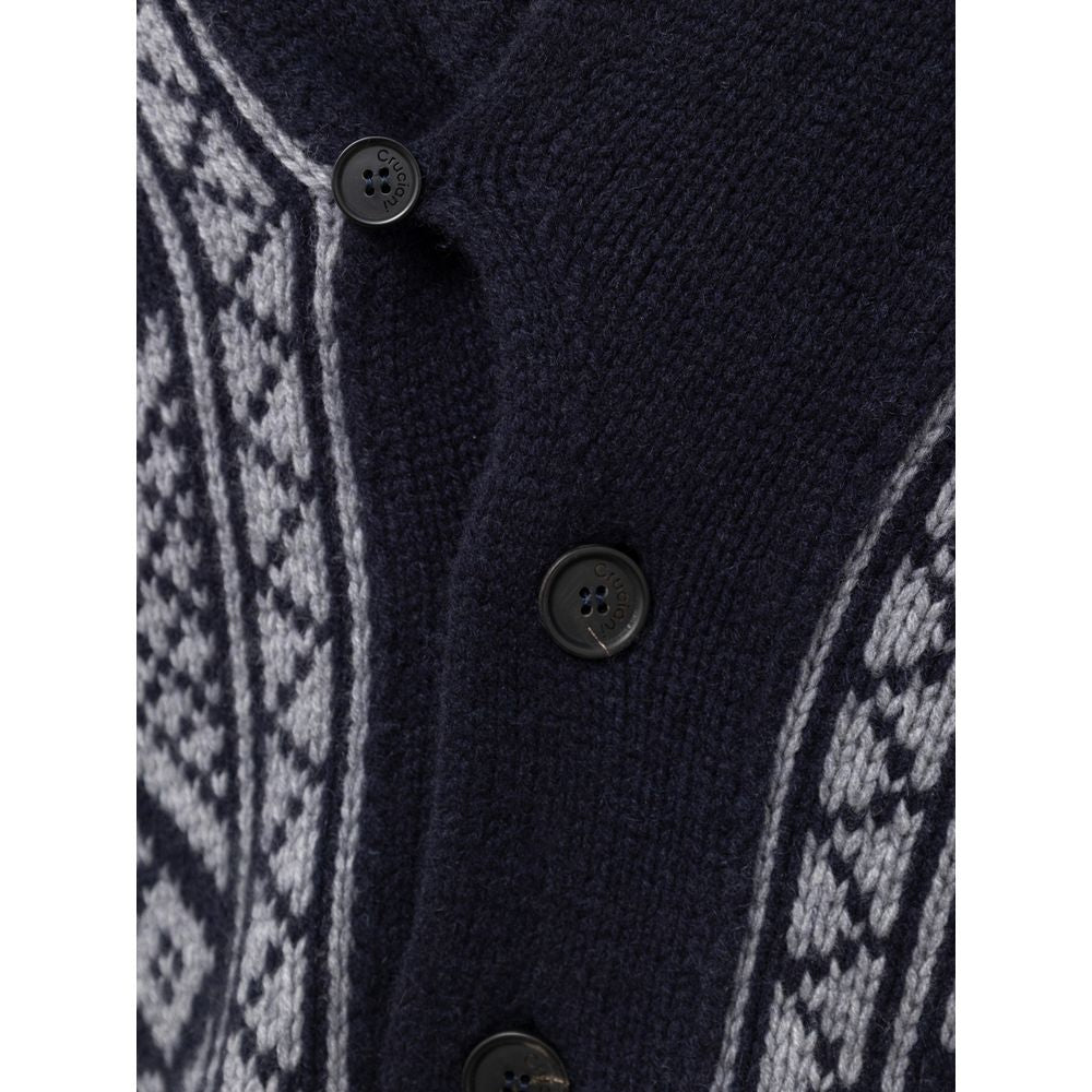 Gilet en cachemire bicolore de Cruciani