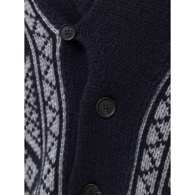 Gilet en cachemire bicolore de Cruciani