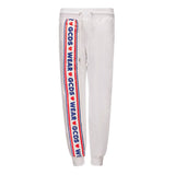 GCDS White Cotton Joggers Workout Pant - Stylish & Comfortable