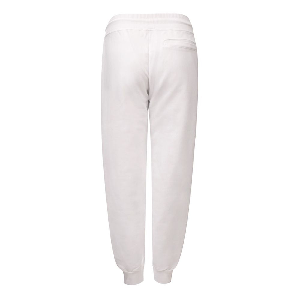 GCDS White Cotton Joggers Workout Pant - Stylish & Comfortable