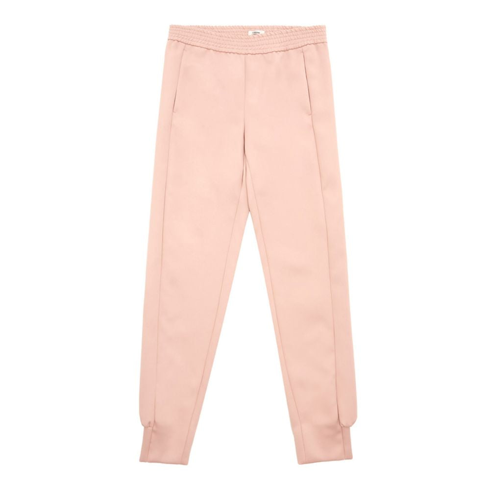 Pantalon Élégant Rose en Polyester Lardini pour Femme
