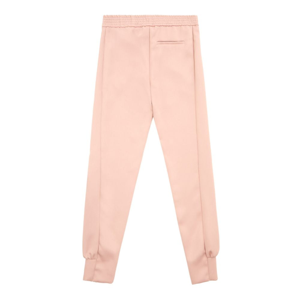 Pantalon Élégant Rose en Polyester Lardini pour Femme