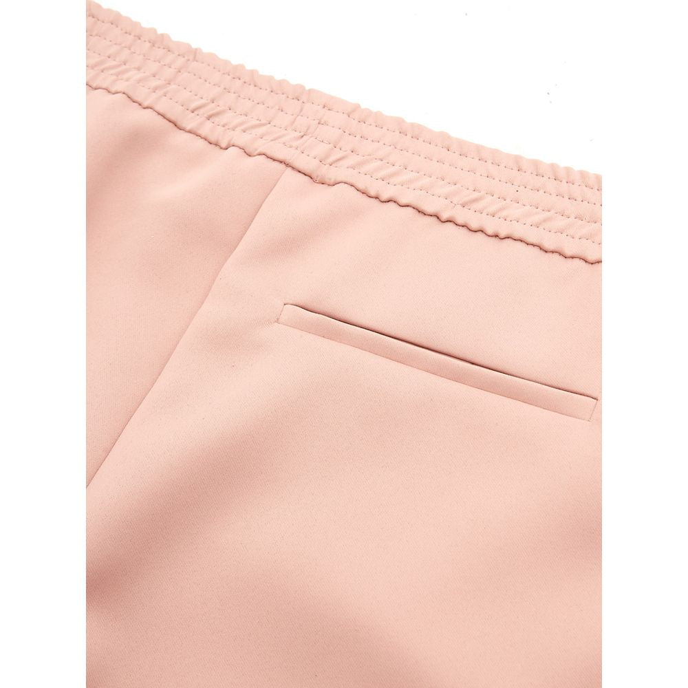 Pantalon Élégant Rose en Polyester Lardini pour Femme