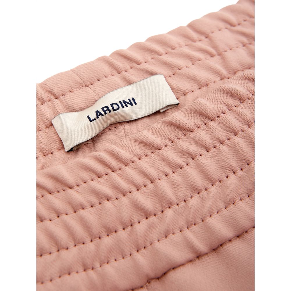 Pantalon Élégant Rose en Polyester Lardini pour Femme