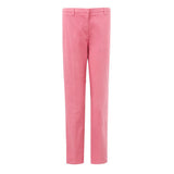 Lardini Elegant Cotton Pink Trousers for Modern Women