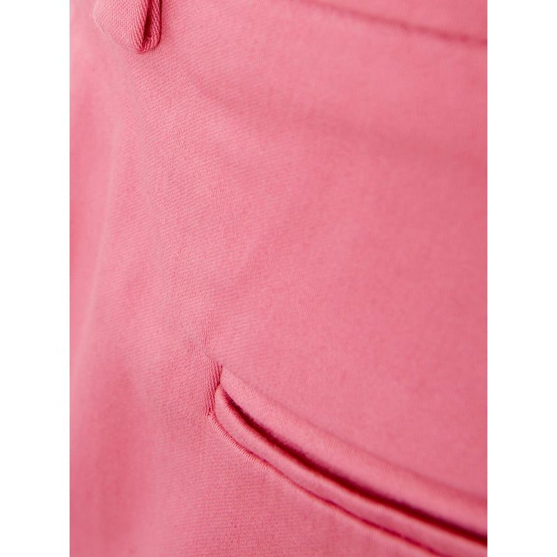 Lardini Elegant Cotton Pink Trousers for Modern Women