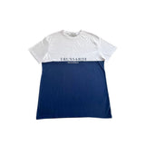 T-shirt homme en polyester bleu de la collection maillots de bain Trussardi