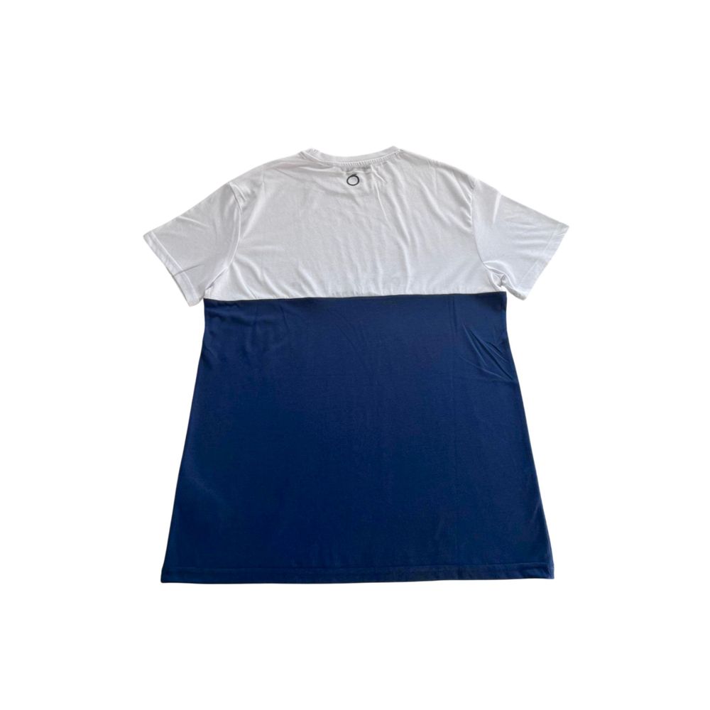 T-shirt homme en polyester bleu de la collection maillots de bain Trussardi