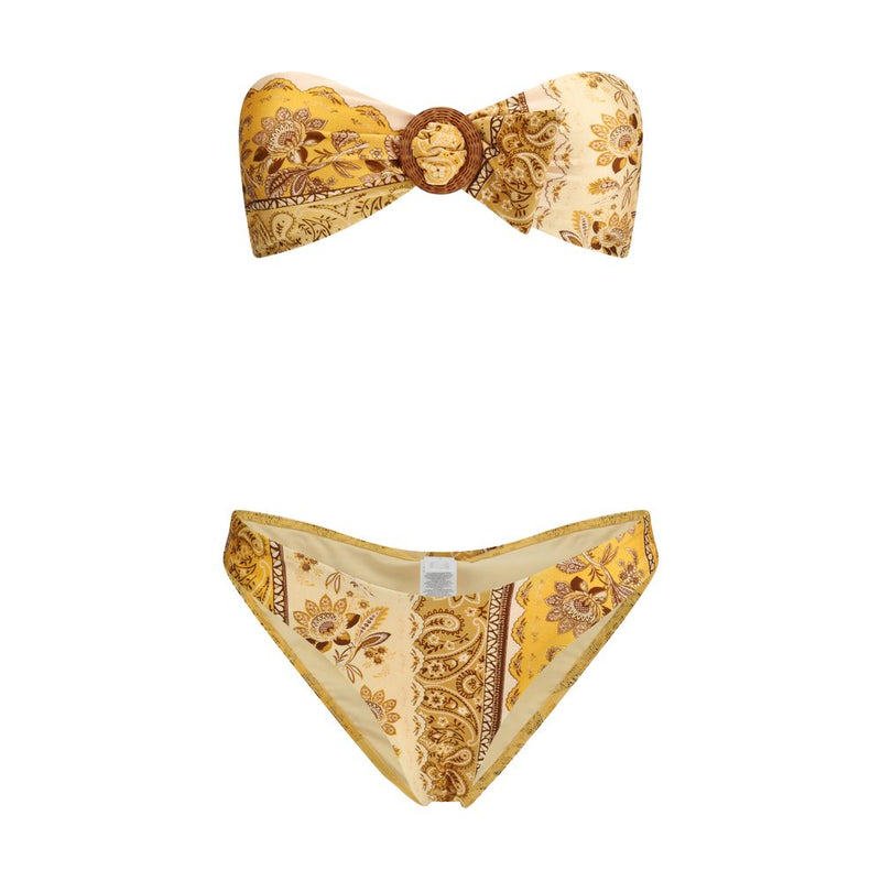 Zimmermann Yellow Lycra Bikini - Lucky Bamboo Collection
