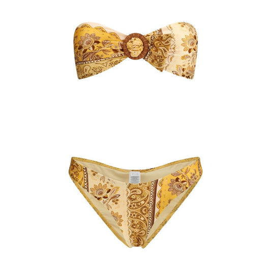Bikini jaune en lycra Zimmermann