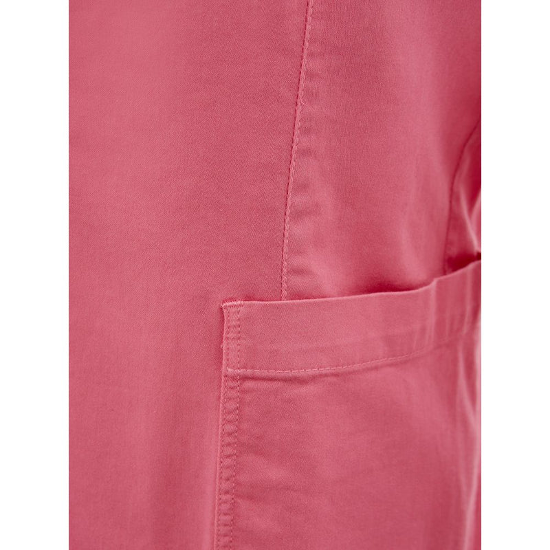 Lardini Elegant Pink Cotton Jacket for Women - Sophisticated Style
