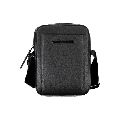 Calvin Klein Strakke Zwarte Schoudertas met Logo Detail