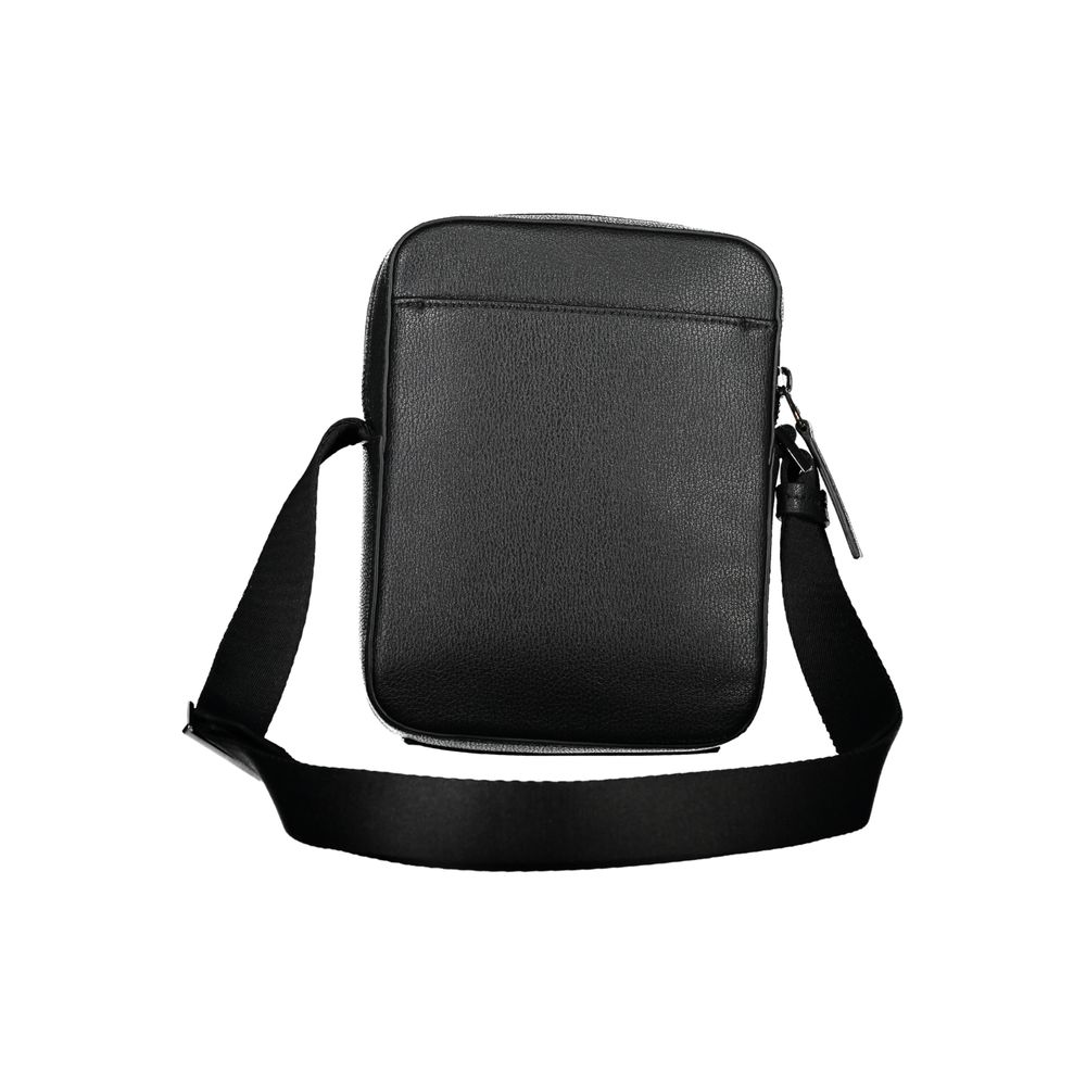Calvin Klein Strakke Zwarte Schoudertas met Logo Detail