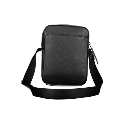 Calvin Klein Strakke Zwarte Schoudertas met Logo Detail