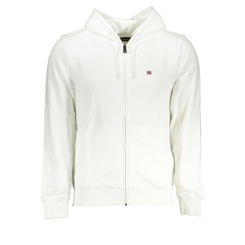 Napapijri White Cotton Men Sweater
