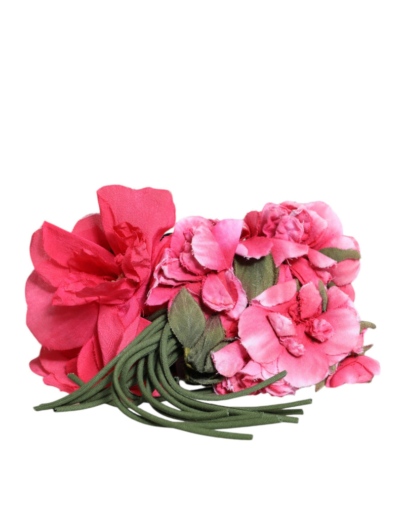 Dolce & Gabbana Ceinture à Nouer Détail Appliqué Floral Multicolore