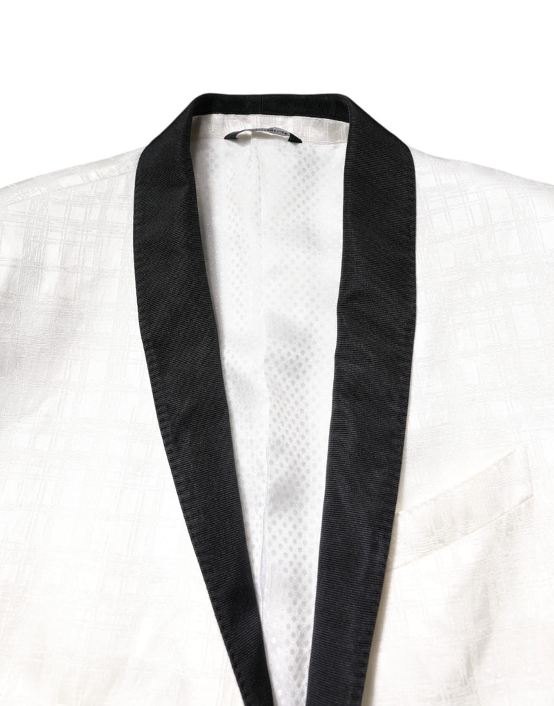 Dolce &amp; Gabbana wit-zwart, enkelbreids pakjas/blazer