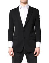 Dolce &amp; Gabbana - Costume-blazer noir à simple boutonnage pour homme