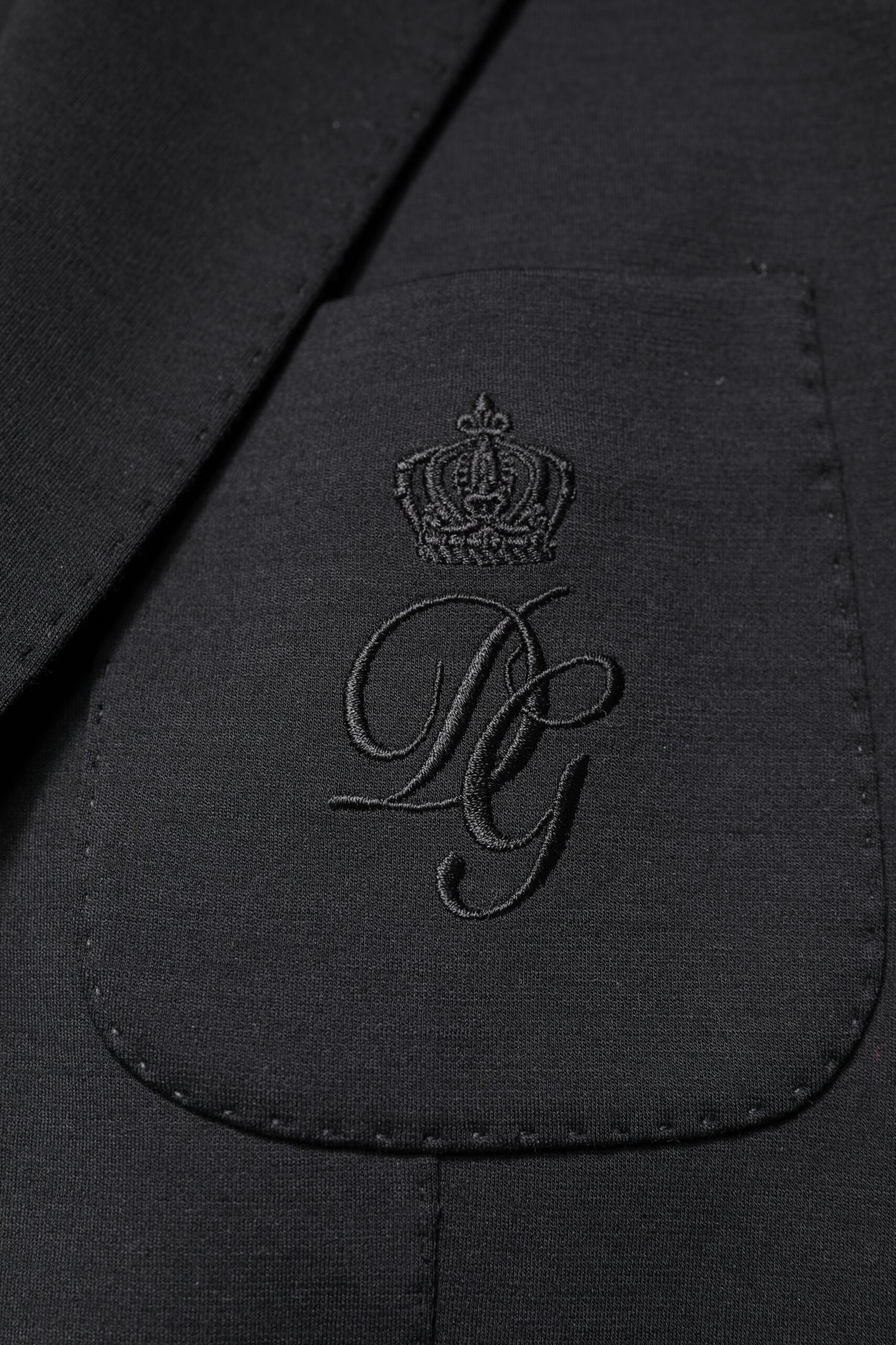 Dolce &amp; Gabbana - Costume-blazer noir à simple boutonnage pour homme