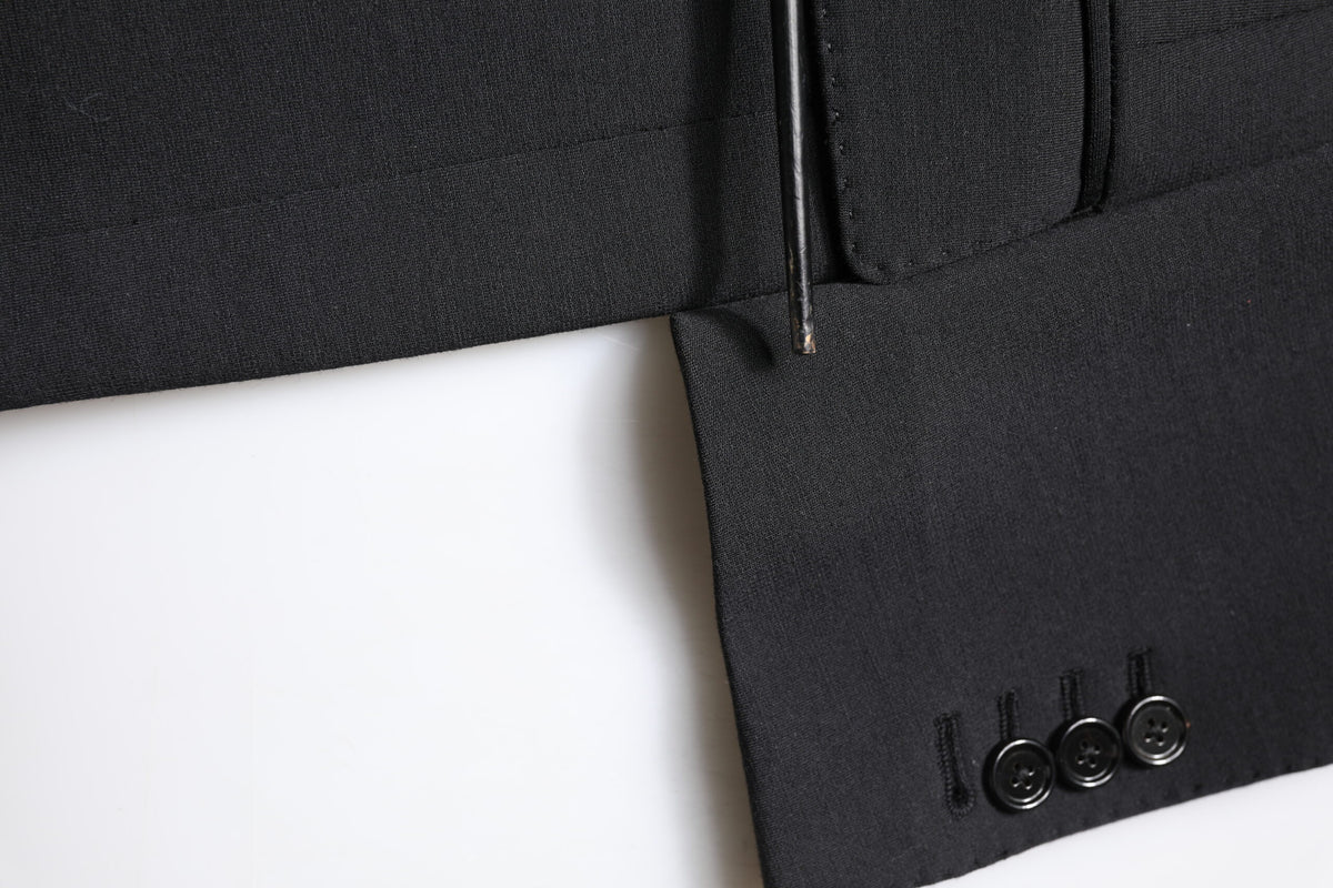Dolce &amp; Gabbana - Costume-blazer noir à simple boutonnage pour homme