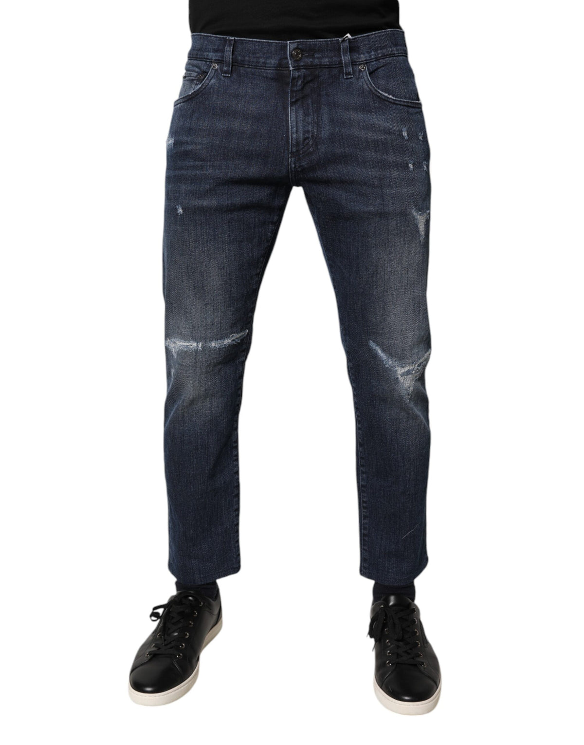 Jean skinny en coton stretch bleu pour homme de Dolce &amp; Gabbana