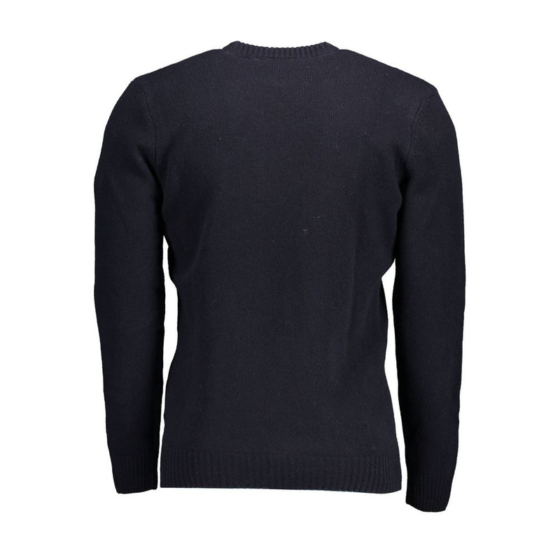 US POLO ASSN. Blauwe wollen herensweater