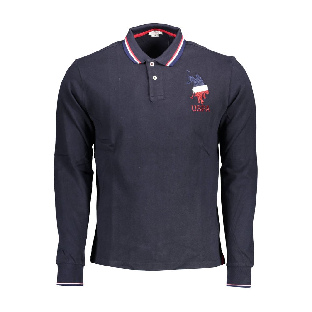Chemise polo homme en coton bleu US POLO ASSN.