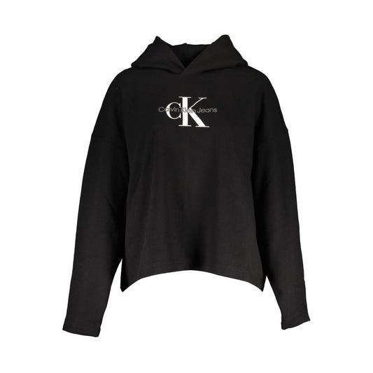 Pull en coton noir pour femme Calvin Klein
