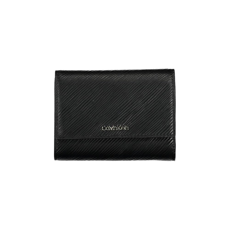 Calvin Klein Black Polyethylene Women's Wallet - Stylish & Secure
